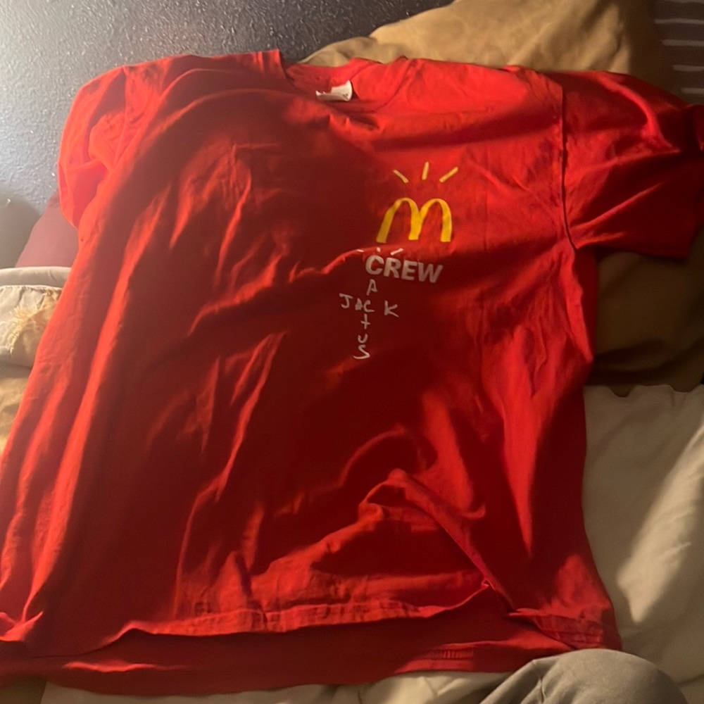 Travis Scott McDonald’s Cactus Crew Work Shirt